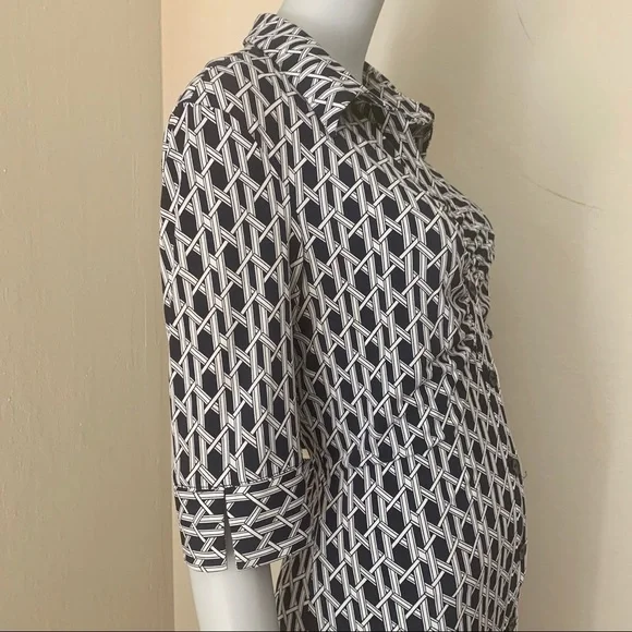 LAUNDRY BY SHELLI SEGAL Blue Jersey Dress - Picture 8 of 16